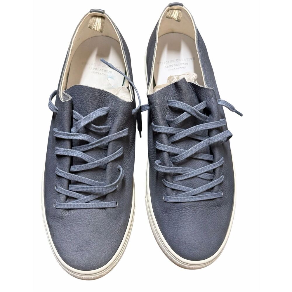 Officine Creative Leggera  Leather Sneakers in Jeans/Blue NWB Size 40/US 7